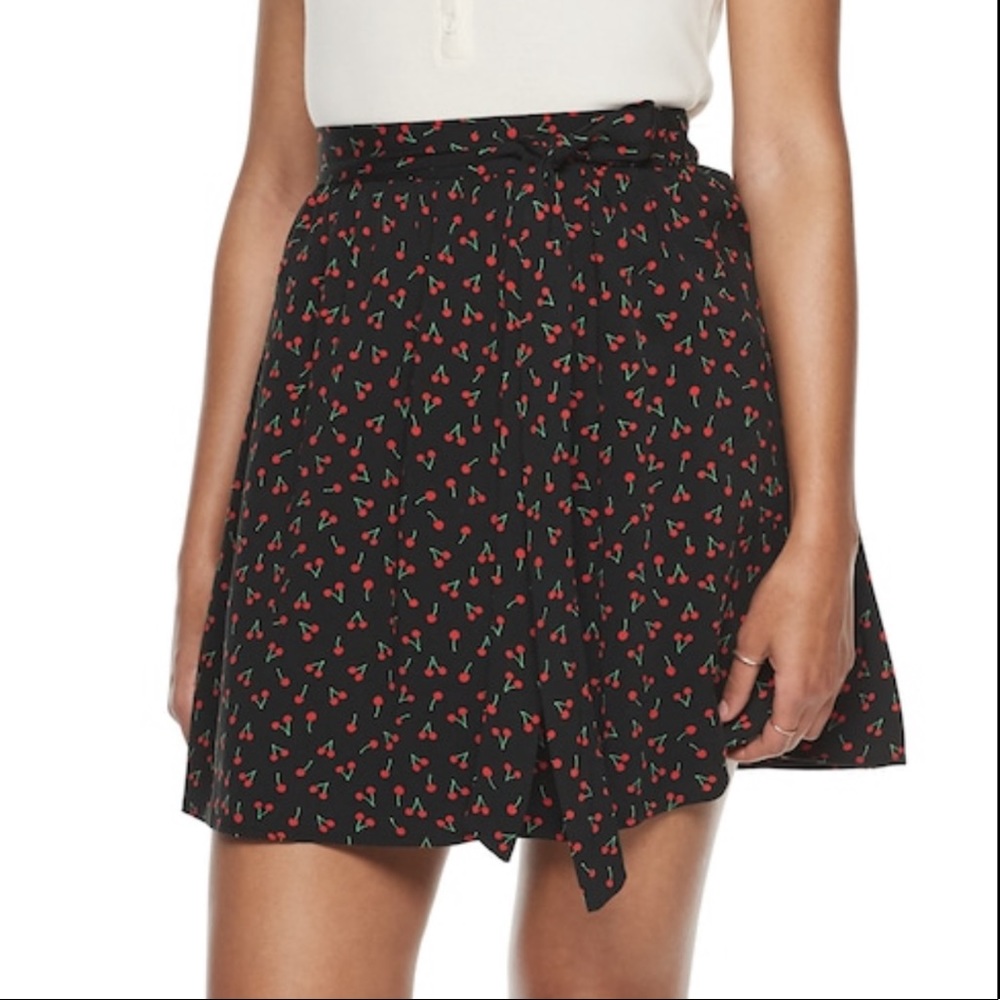 SOLD — Black Cherry Mini Skirt